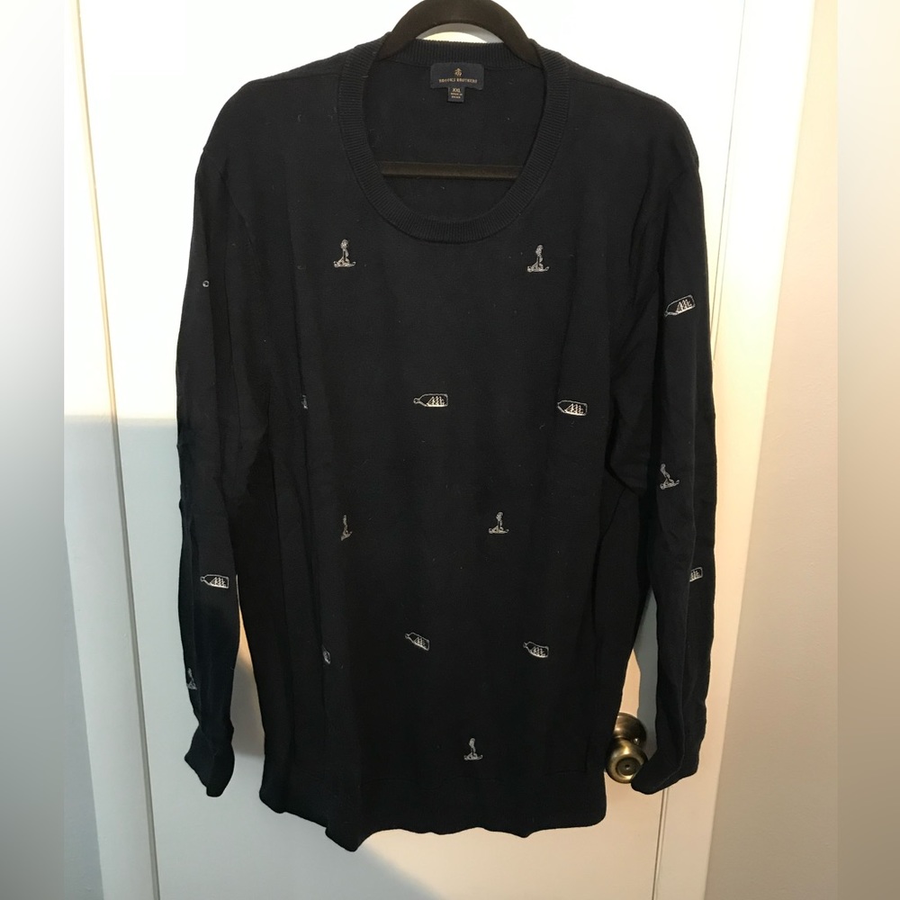 Brooks Brothers Nautical Crewneck Sweater